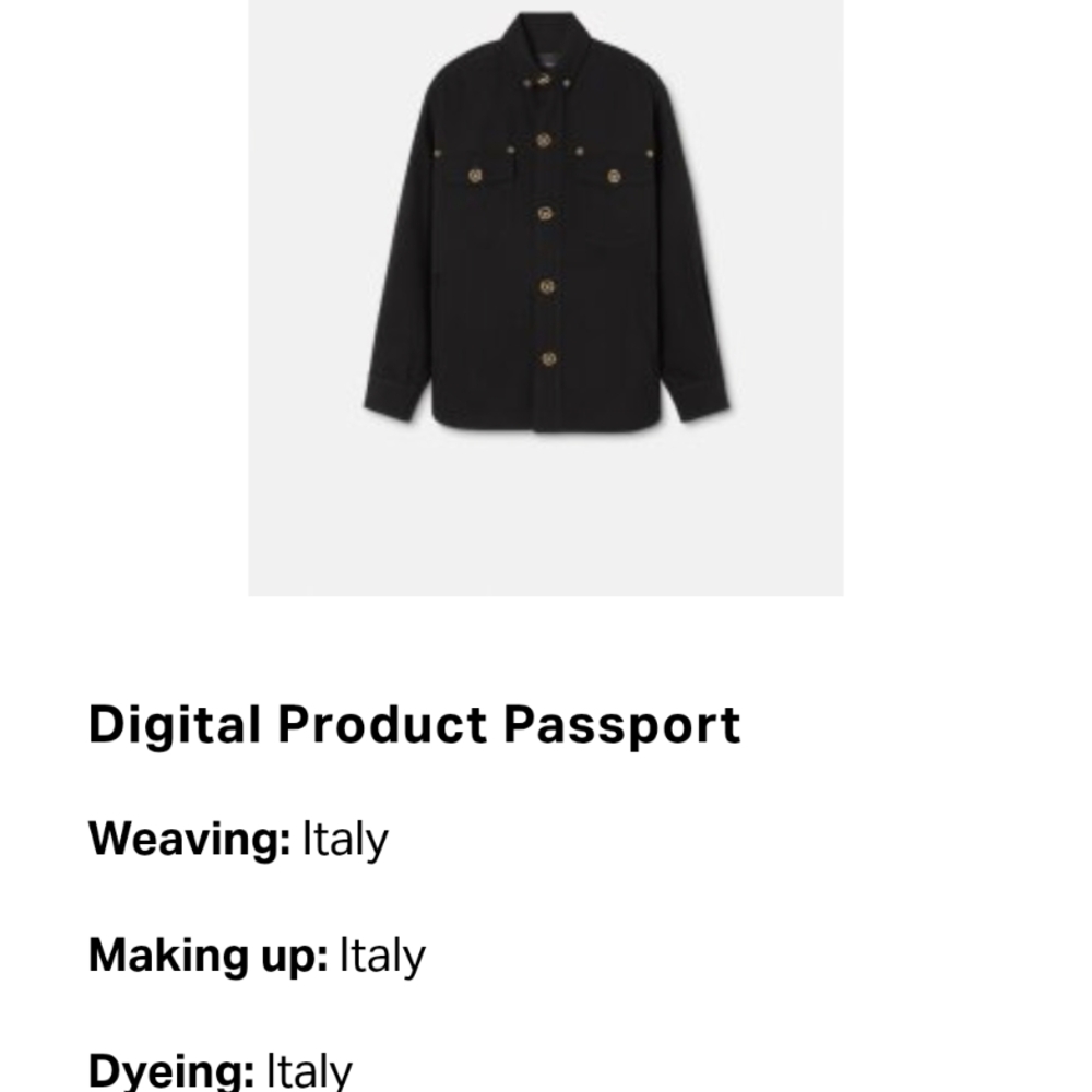 Versace Black Jacket with Gold Accents - Picture 4 of 9